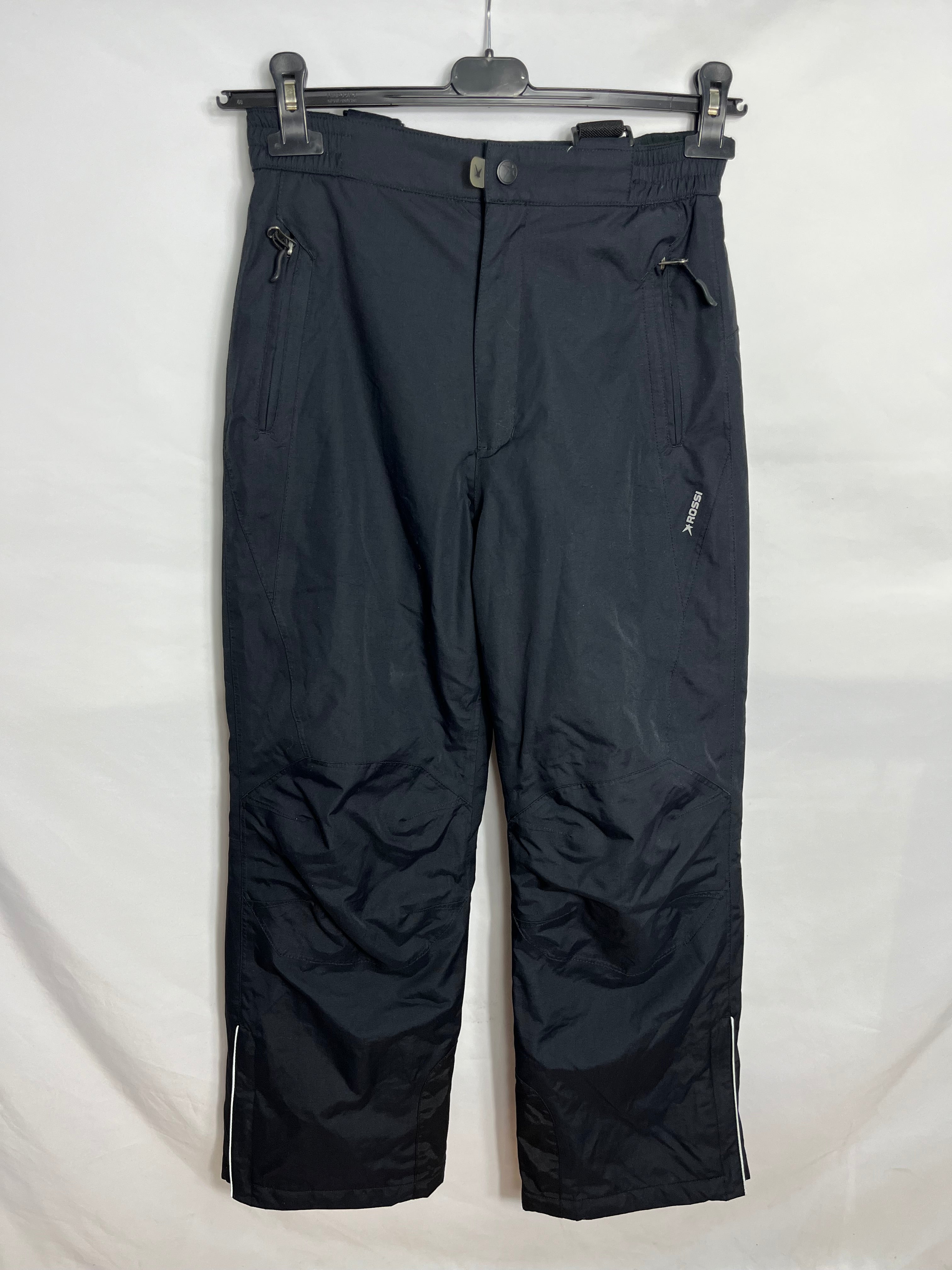 TAGLIA 12 ANNI - Pantalone con bretelle Rossi